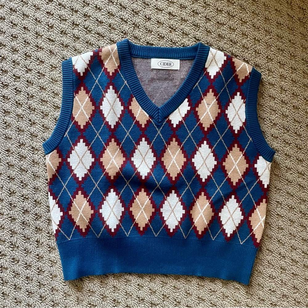 Cider Argle Sweater Vest